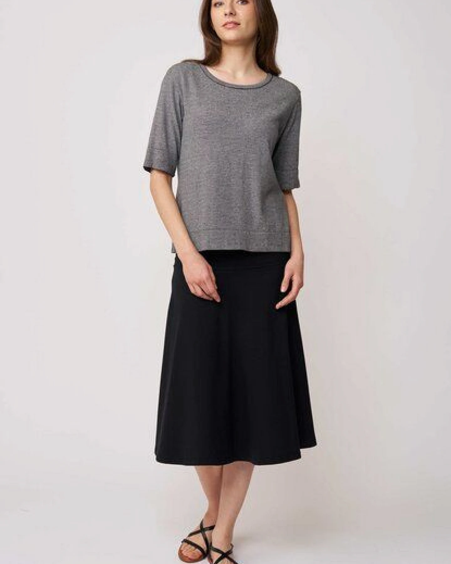 LANA Organic leichter Strickpulli für Damen, Modell Nicole – Ansicht 3