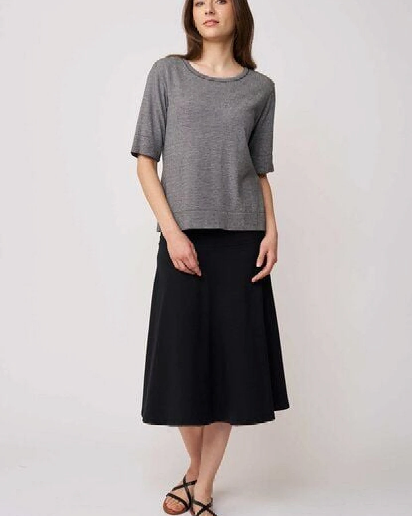 LANA Organic leichter Strickpulli für Damen, Modell Nicole – Ansicht 3