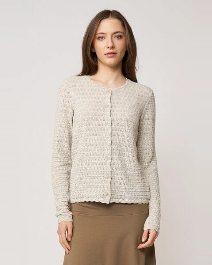 LANA Organic Strickjacke für Damen, Modell Marcelina