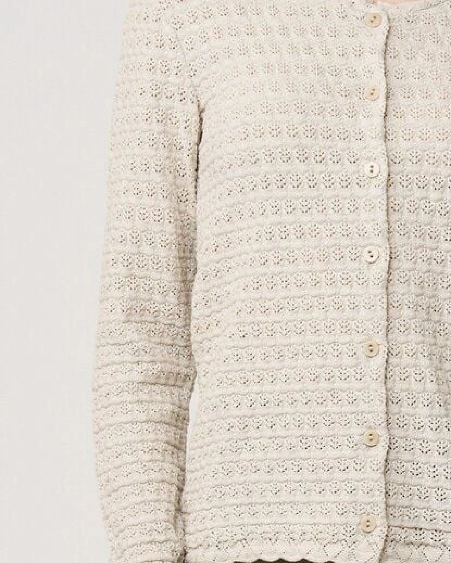 LANA Organic Strickjacke für Damen, Modell Marcelina – Ansicht 4