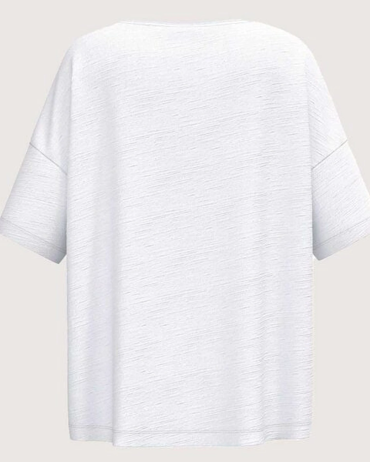 YTWOO Oversized Slub T-Shirt Mid-Light – Ansicht 4