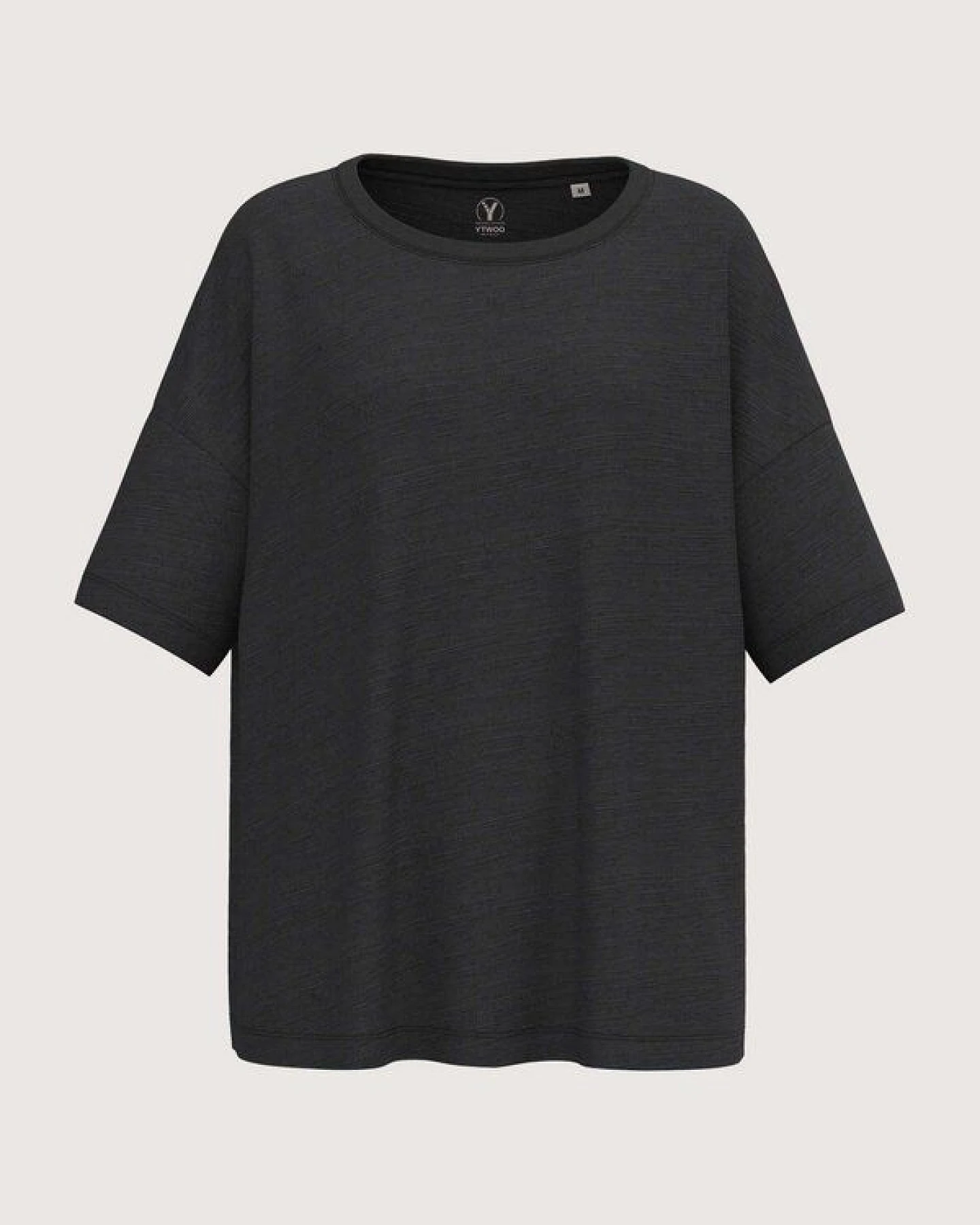 YTWOO Oversized Slub T-Shirt Mid-Light – Ansicht 2