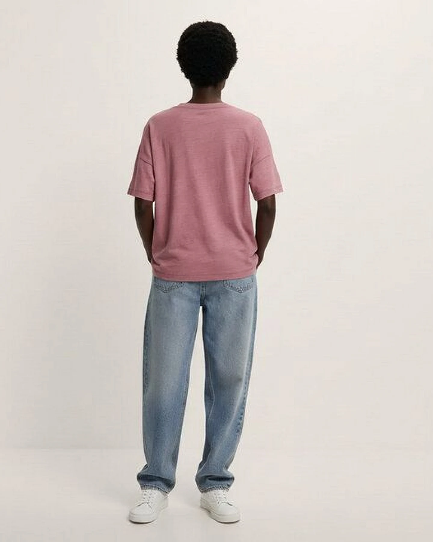 YTWOO Oversized Slub T-Shirt Mid-Light – Ansicht 3