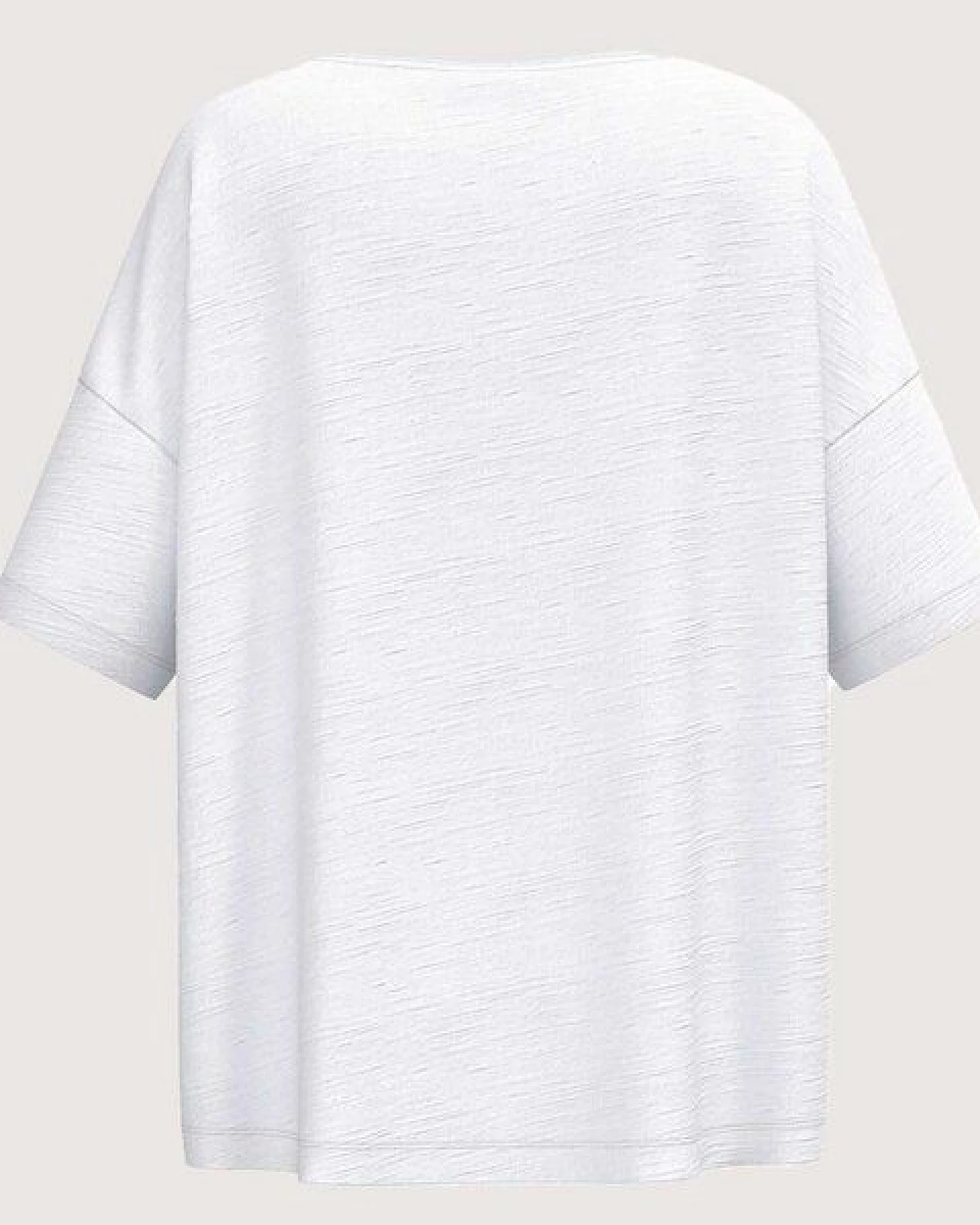 YTWOO Oversized Slub T-Shirt Mid-Light – Ansicht 4
