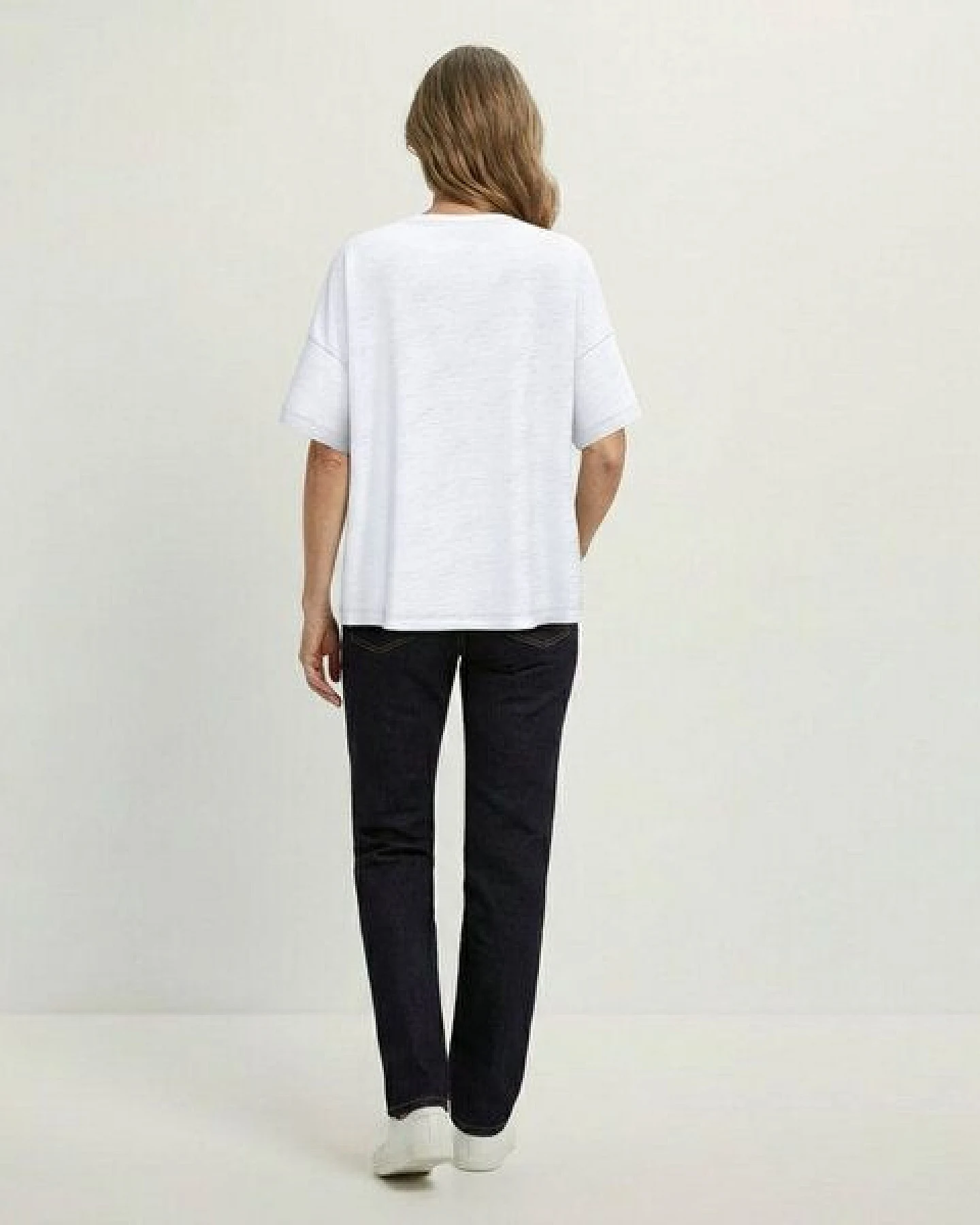 YTWOO Oversized Slub T-Shirt Mid-Light – Ansicht 2