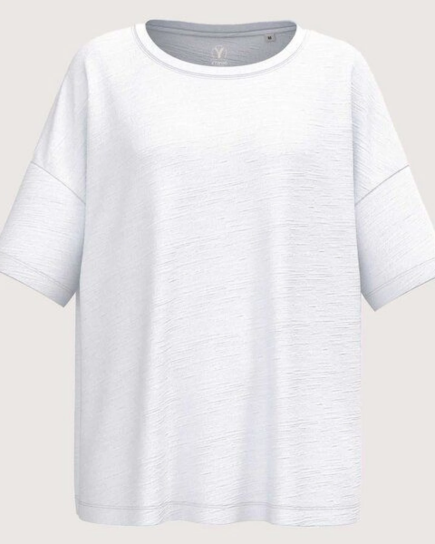 YTWOO Oversized Slub T-Shirt Mid-Light – Ansicht 3