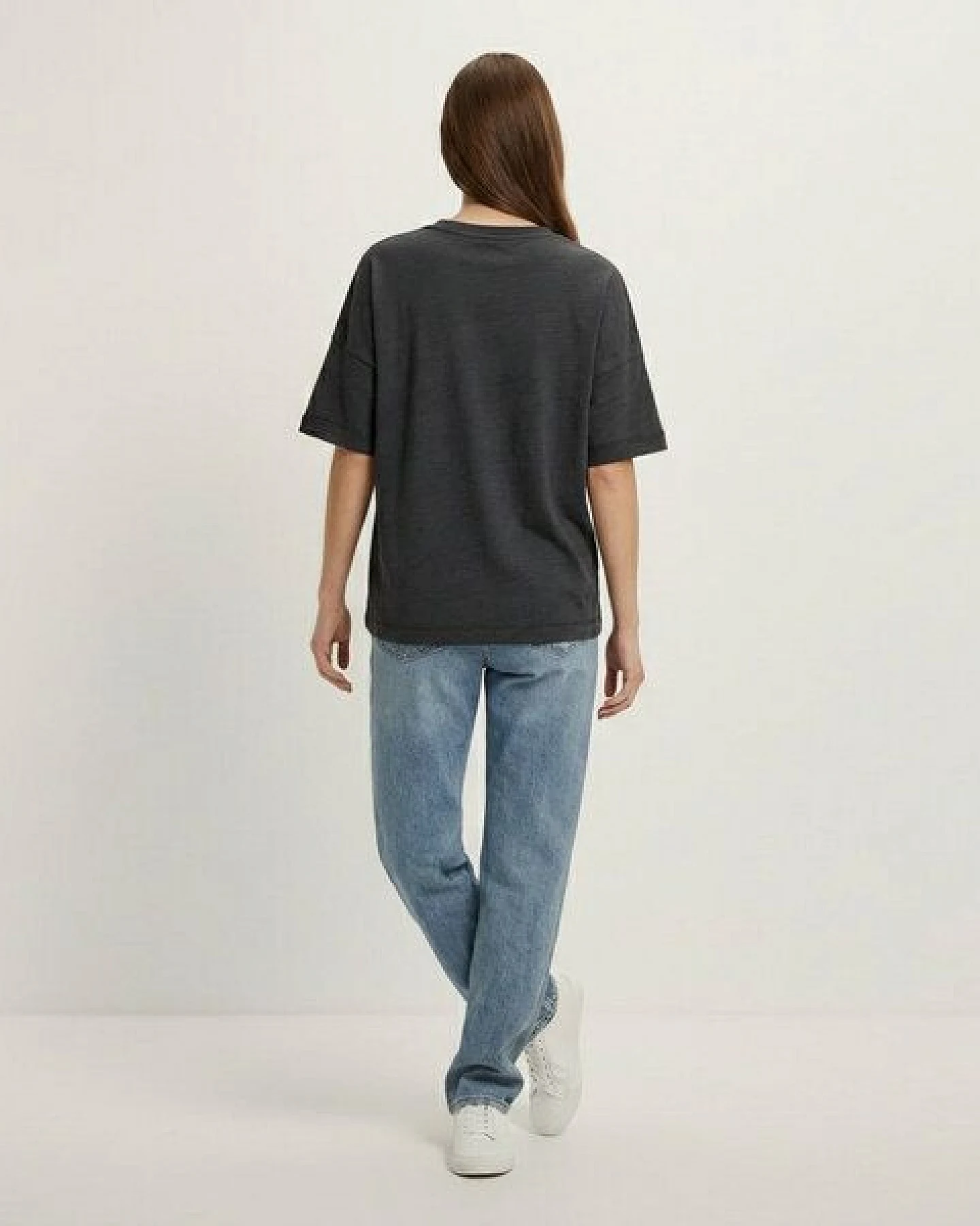 YTWOO Oversized Slub T-Shirt Mid-Light – Ansicht 3
