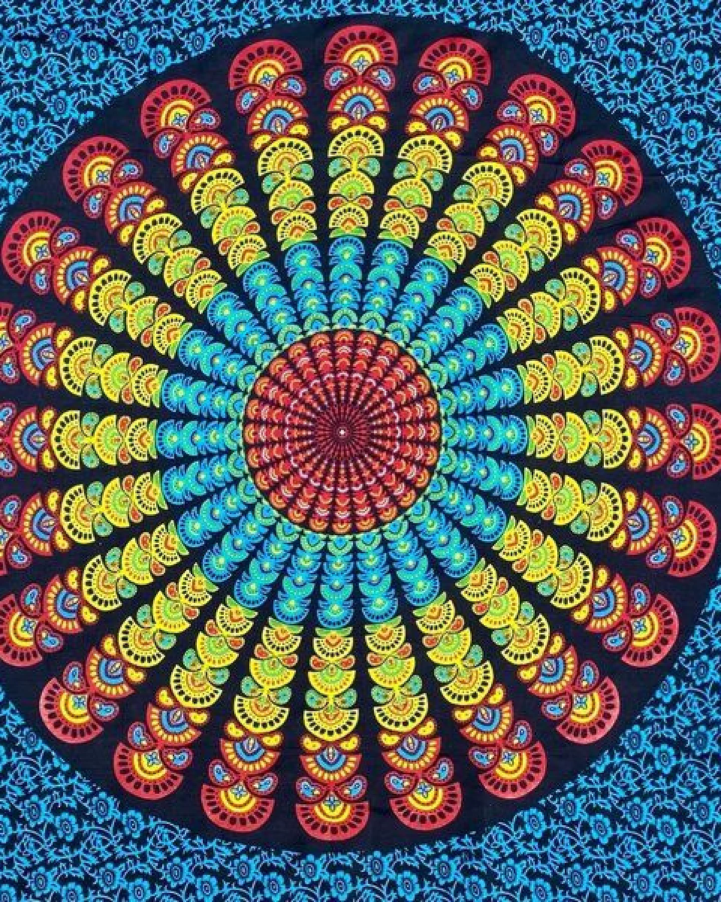 Der Lindwurm Sarong- Mandala – Ansicht 2