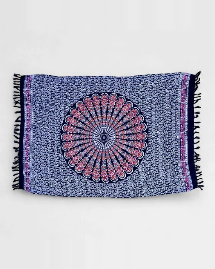 dunkelblau (rotes Mandala)
