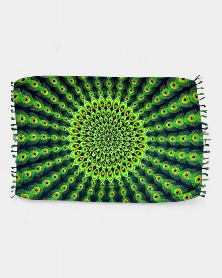 Der Lindwurm Sarong- Pfauenfeder