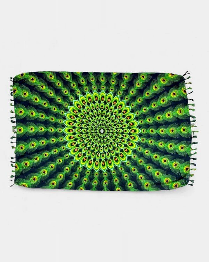 Der Lindwurm Sarong- Pfauenfeder