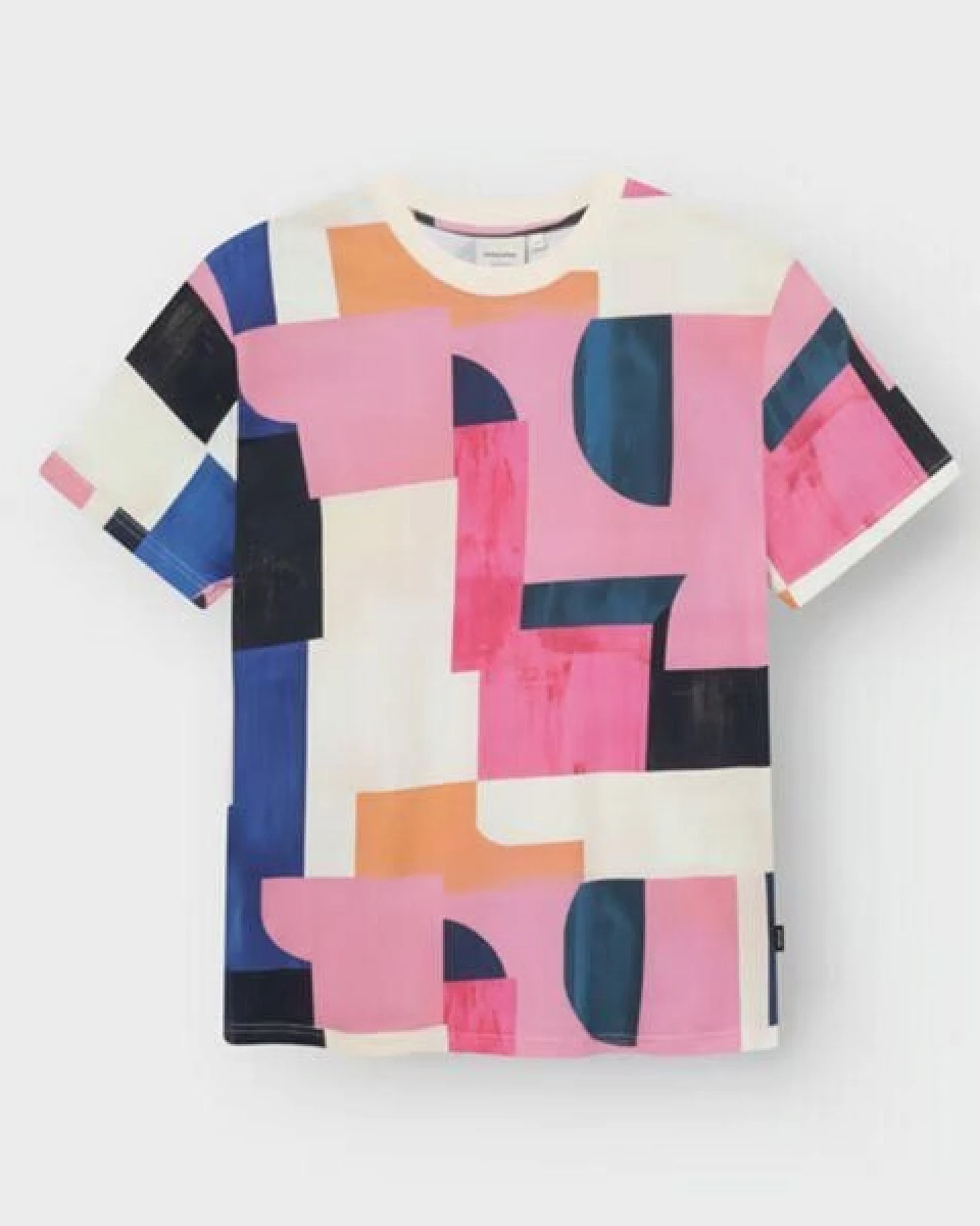DEDICATED Herren T-Shirt Stockholm Abstract Blocks – Ansicht 4