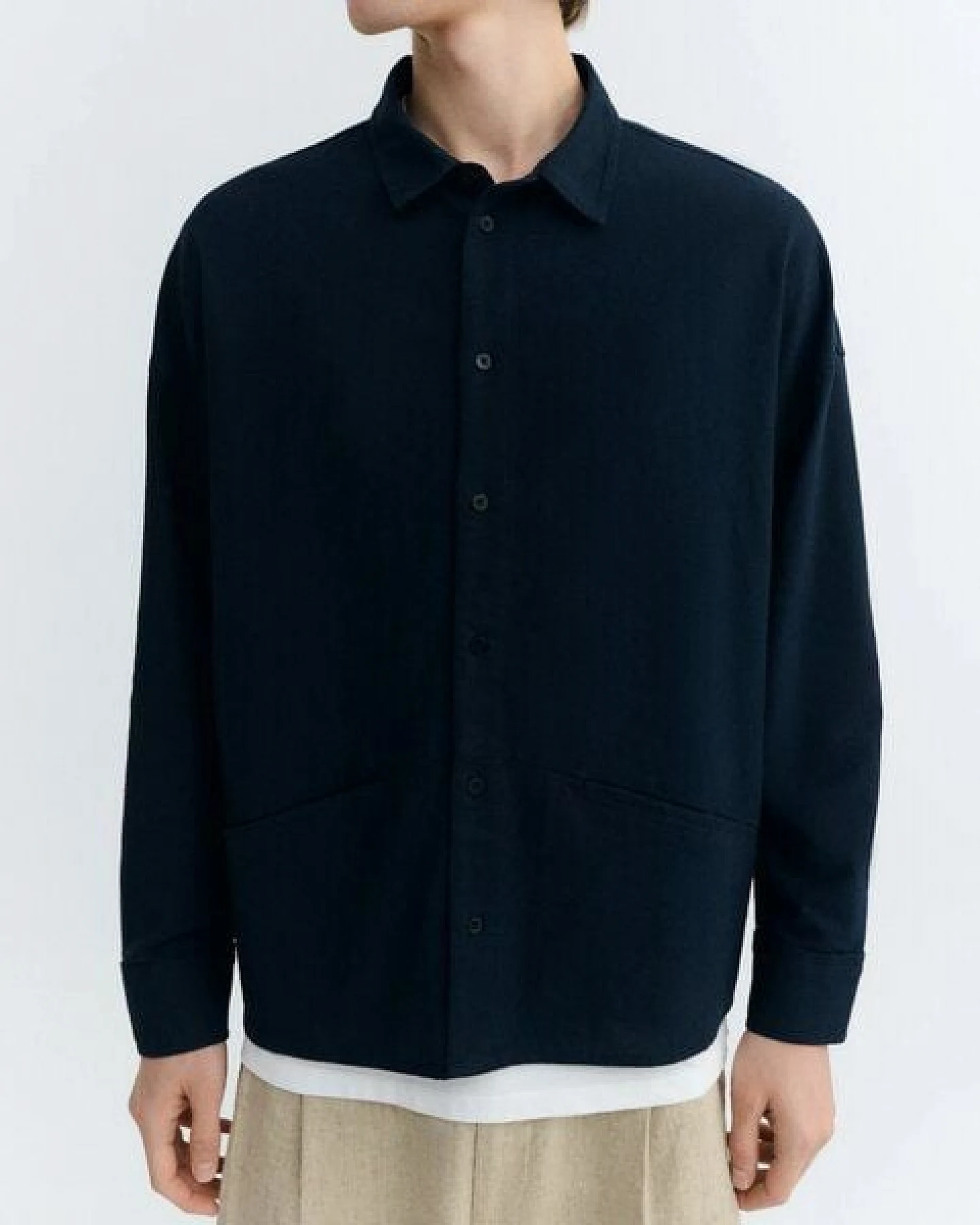 thinking mu Navy Jim Shirt – Ansicht 4