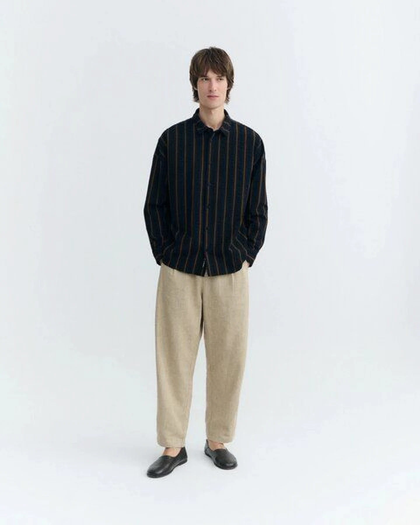 thinking mu Portbou Stripes Haru Shirt – Ansicht 2