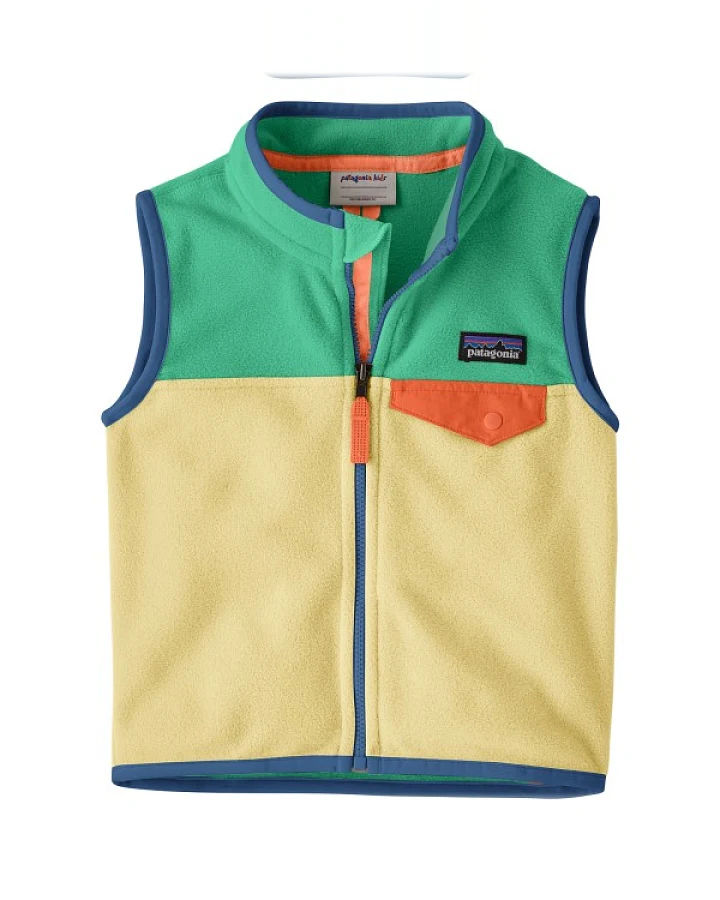 Patagonia - Baby's Micro D Snap-T Vest - Fleeceweste Gr 4 Years beige