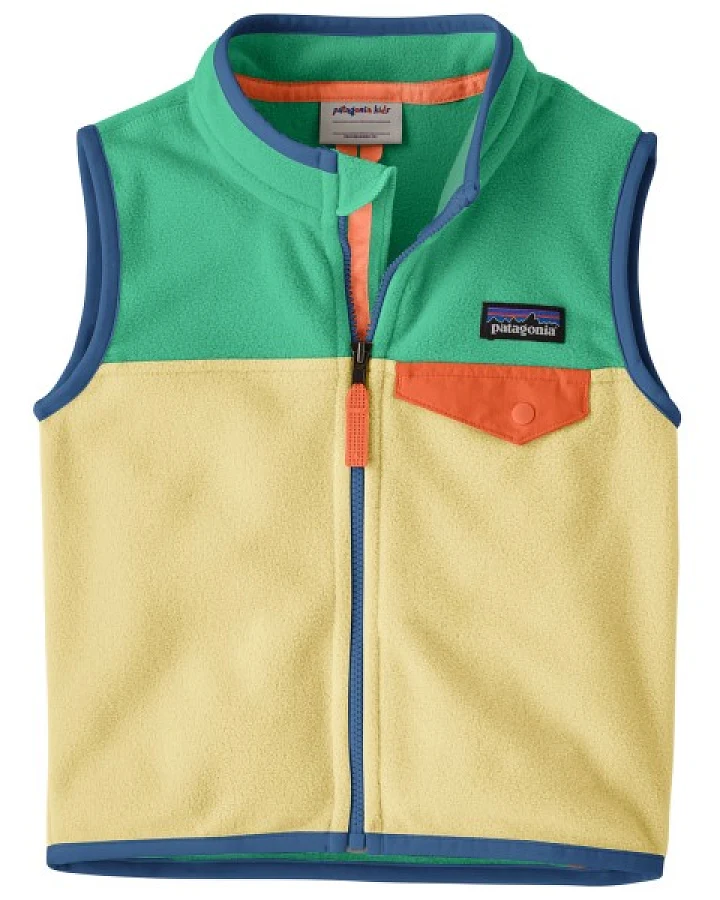 Patagonia - Baby's Micro D Snap-T Vest - Fleeceweste Gr 4 Years beige