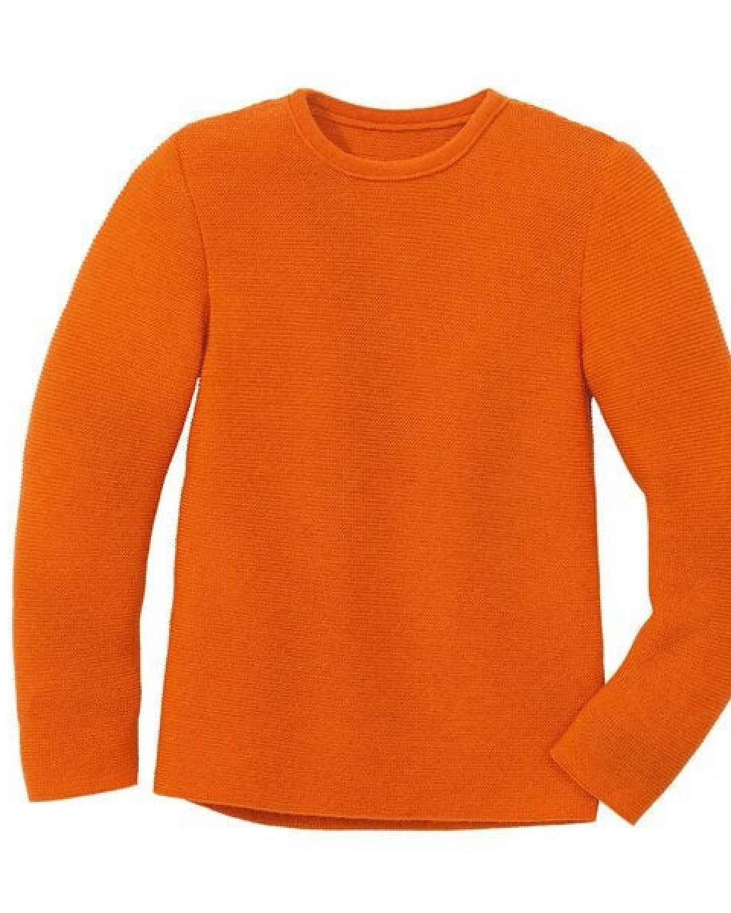 disana Kinder Linksstrick-Pullover Uni kbT-Merinowolle – Ansicht 2