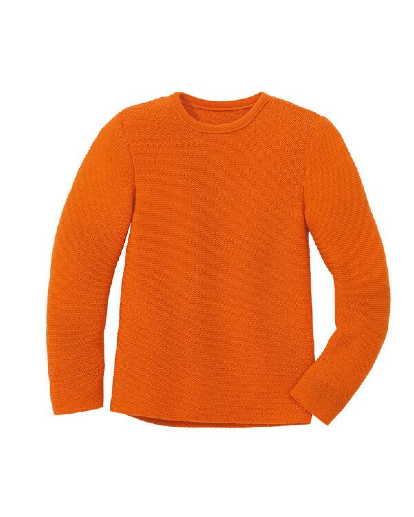 disana Kinder Linksstrick-Pullover Uni kbT-Merinowolle – Ansicht 2