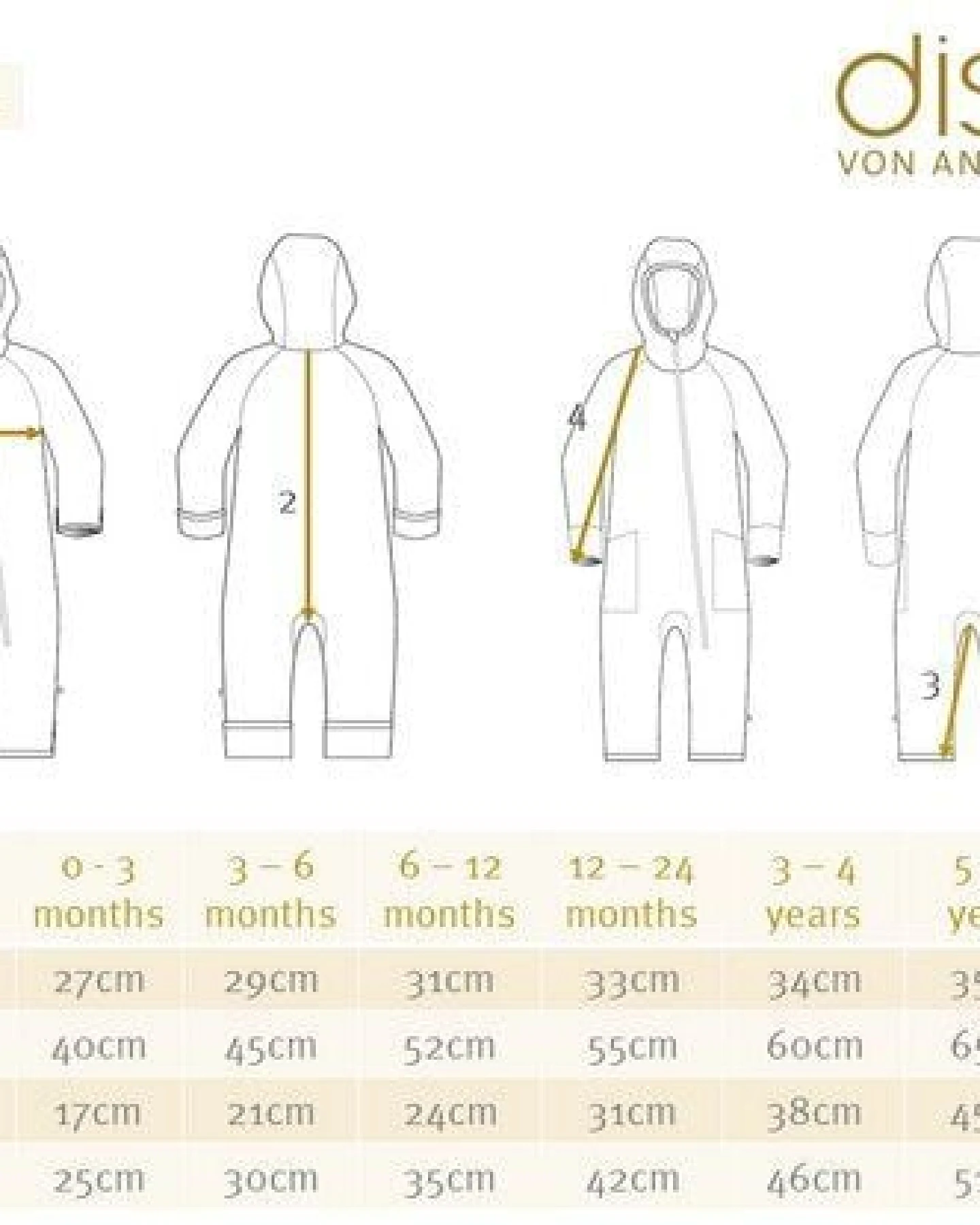 Disana Baby Walk Zipp Overall kbT-Merinowolle – Ansicht 3