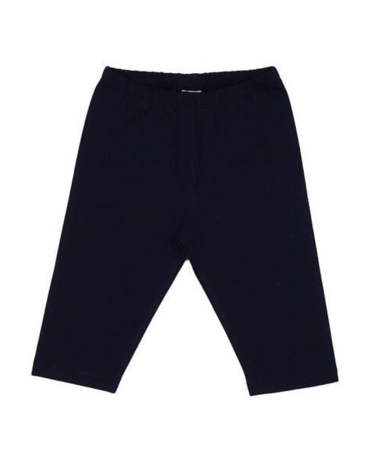 3/4-Leggings Dunkelblau Uni Bio-Baumwolle GOTS – Walkiddy – Ansicht 2