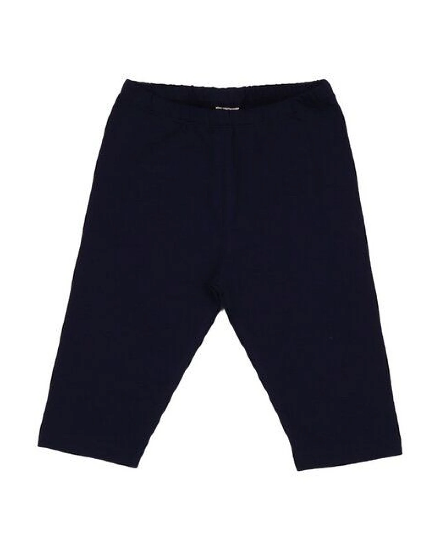 3/4-Leggings Dunkelblau Uni Bio-Baumwolle GOTS – Walkiddy – Ansicht 2
