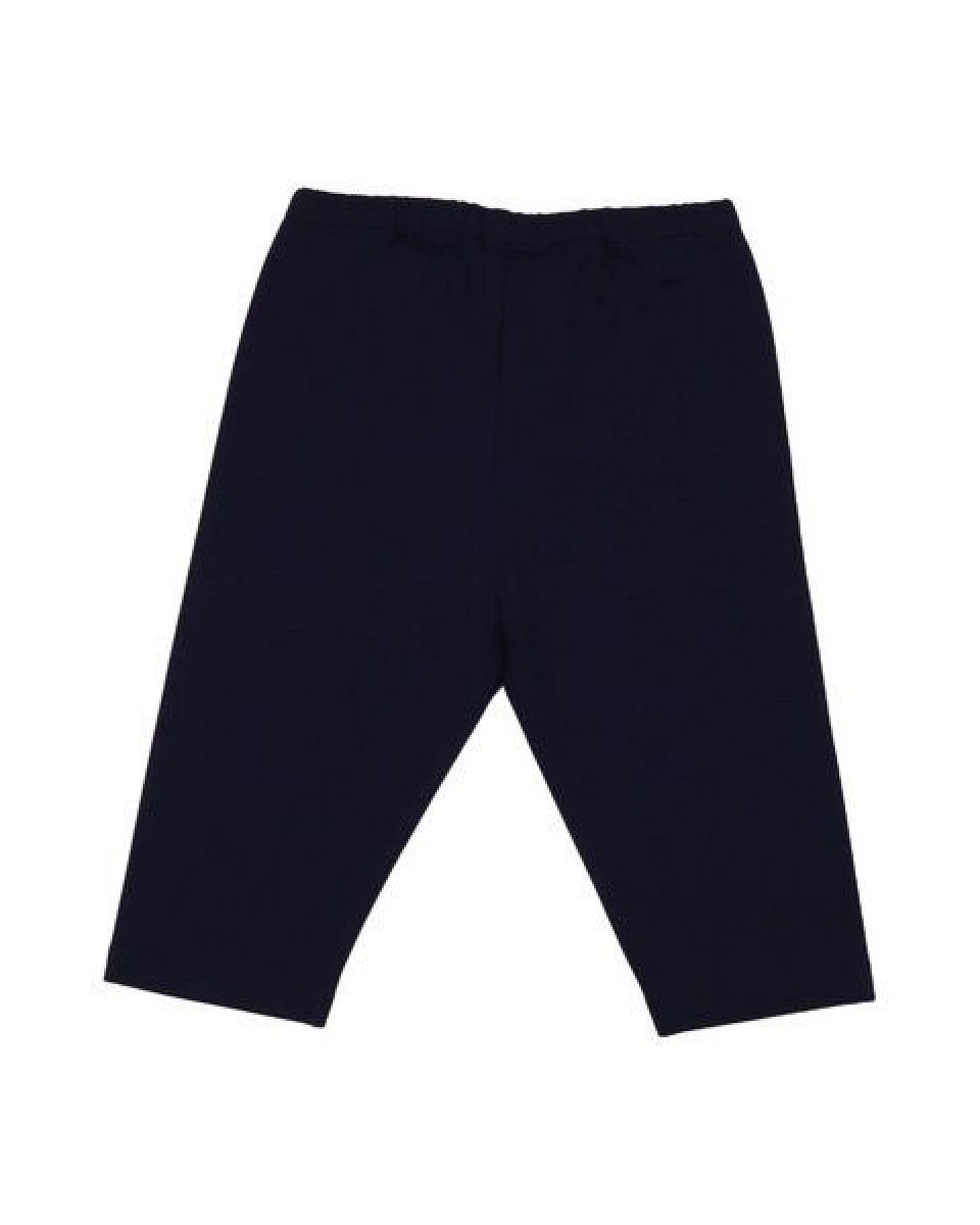 3/4-Leggings Dunkelblau Uni Bio-Baumwolle GOTS – Walkiddy – Ansicht 3