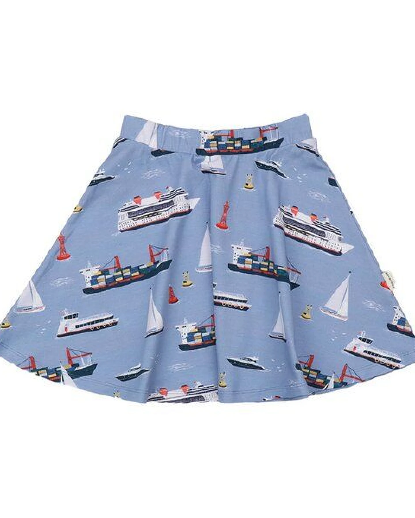 Rock Hellblau Marine Adventures Schiffe-Allover Bio-Baumwolle GOTS – Walkiddy – Ansicht 4