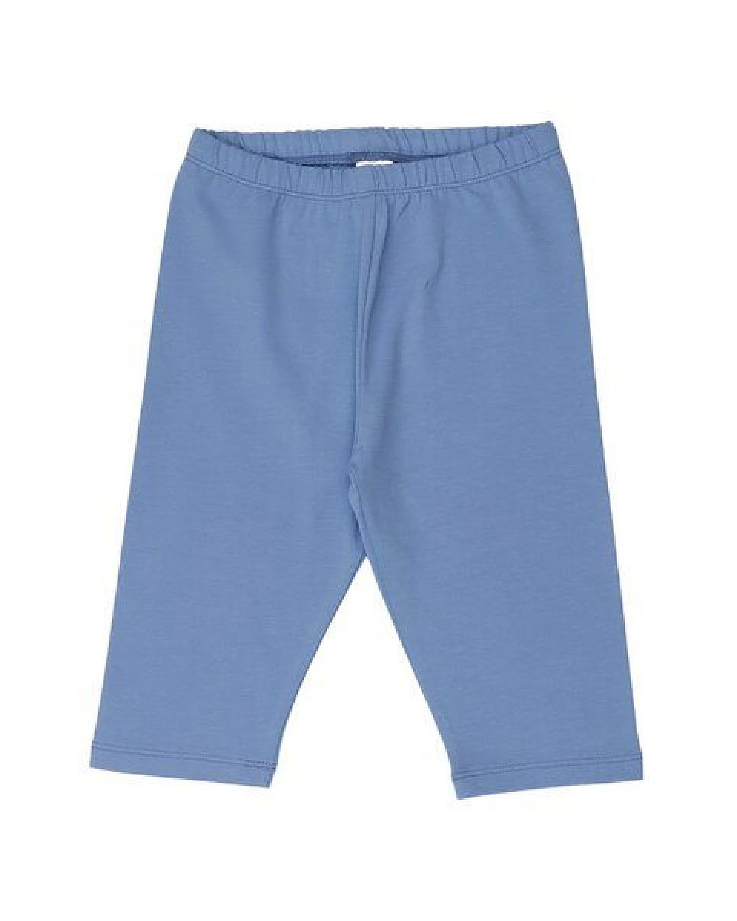 3/4-Leggings Blau Uni Bio-Baumwolle GOTS – Walkiddy – Ansicht 2