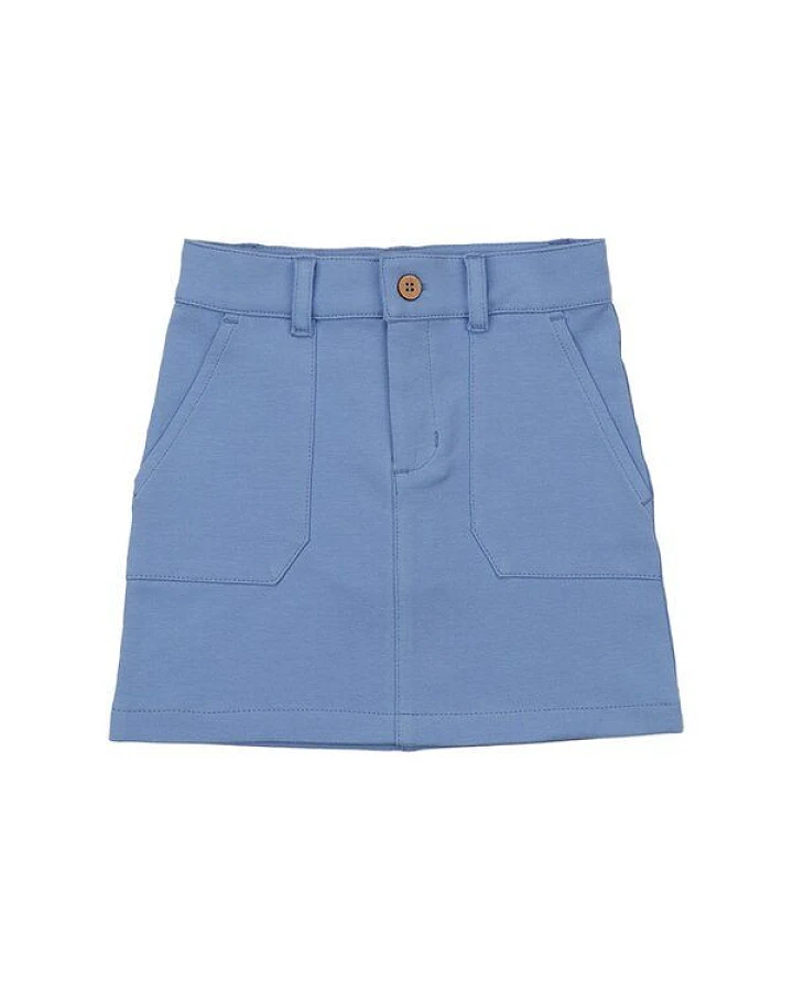 Rock Blau Uni Bio-Baumwolle GOTS – Walkiddy