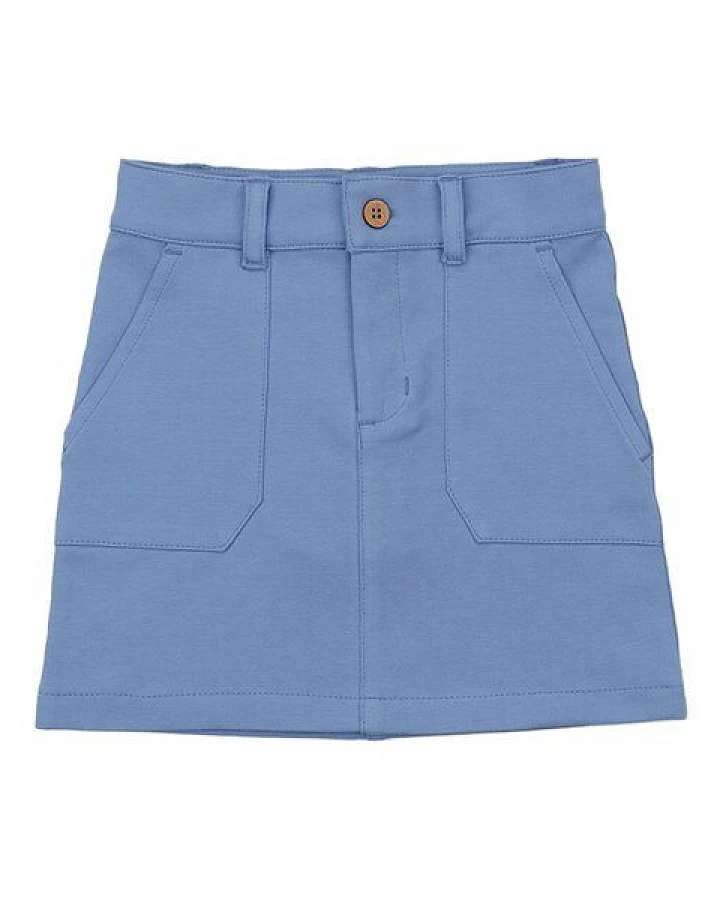 Rock Blau Uni Bio-Baumwolle GOTS – Walkiddy