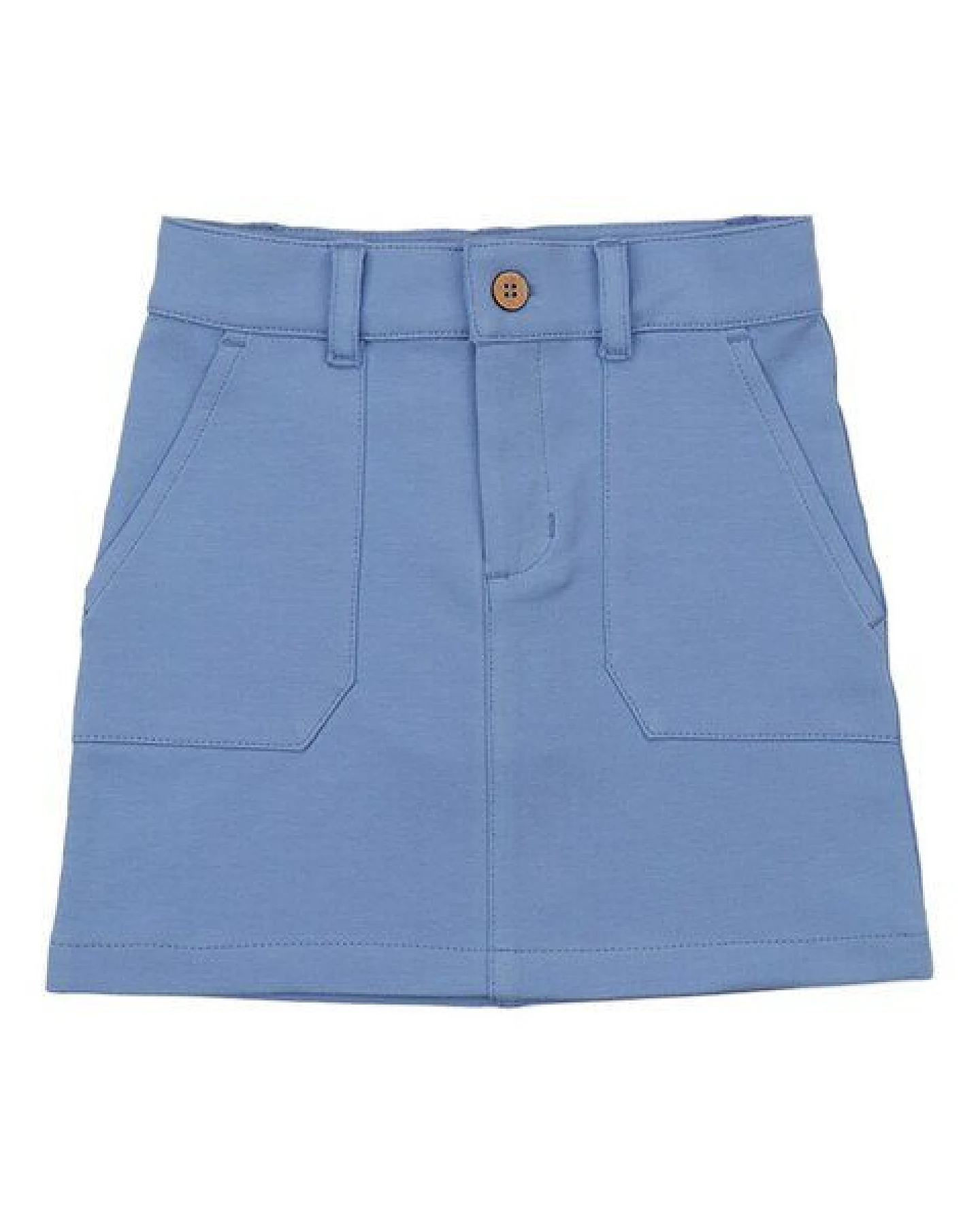 Rock Blau Uni Bio-Baumwolle GOTS – Walkiddy – Ansicht 2