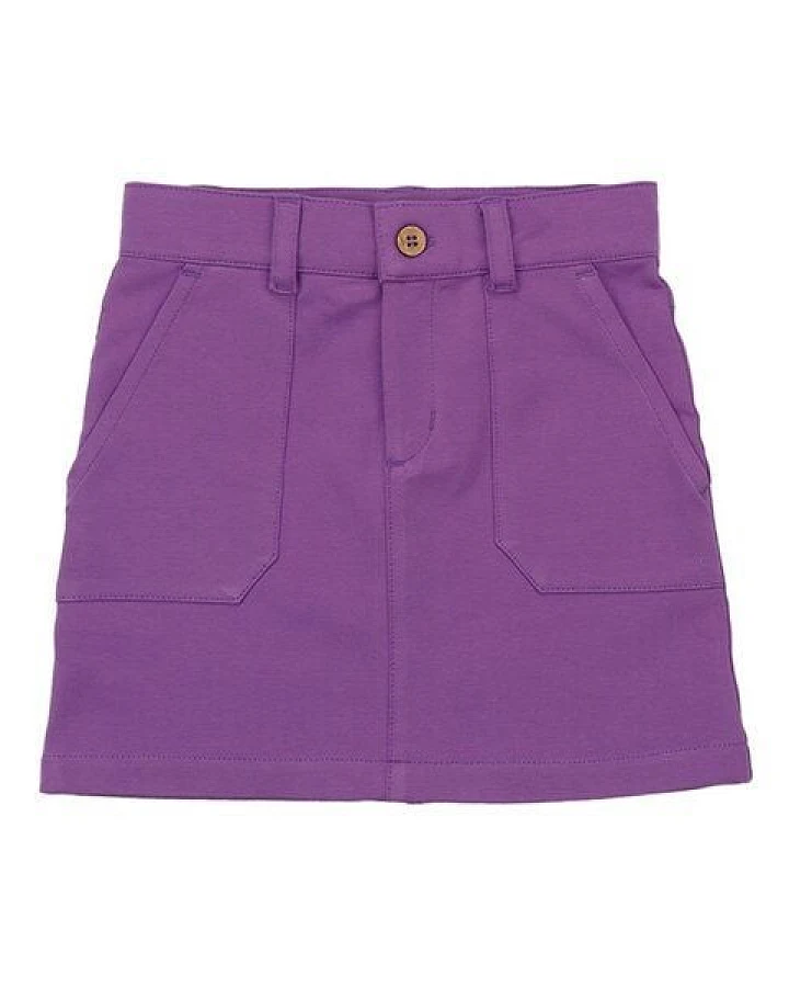 Rock Lila Uni Bio-Baumwolle GOTS – Walkiddy