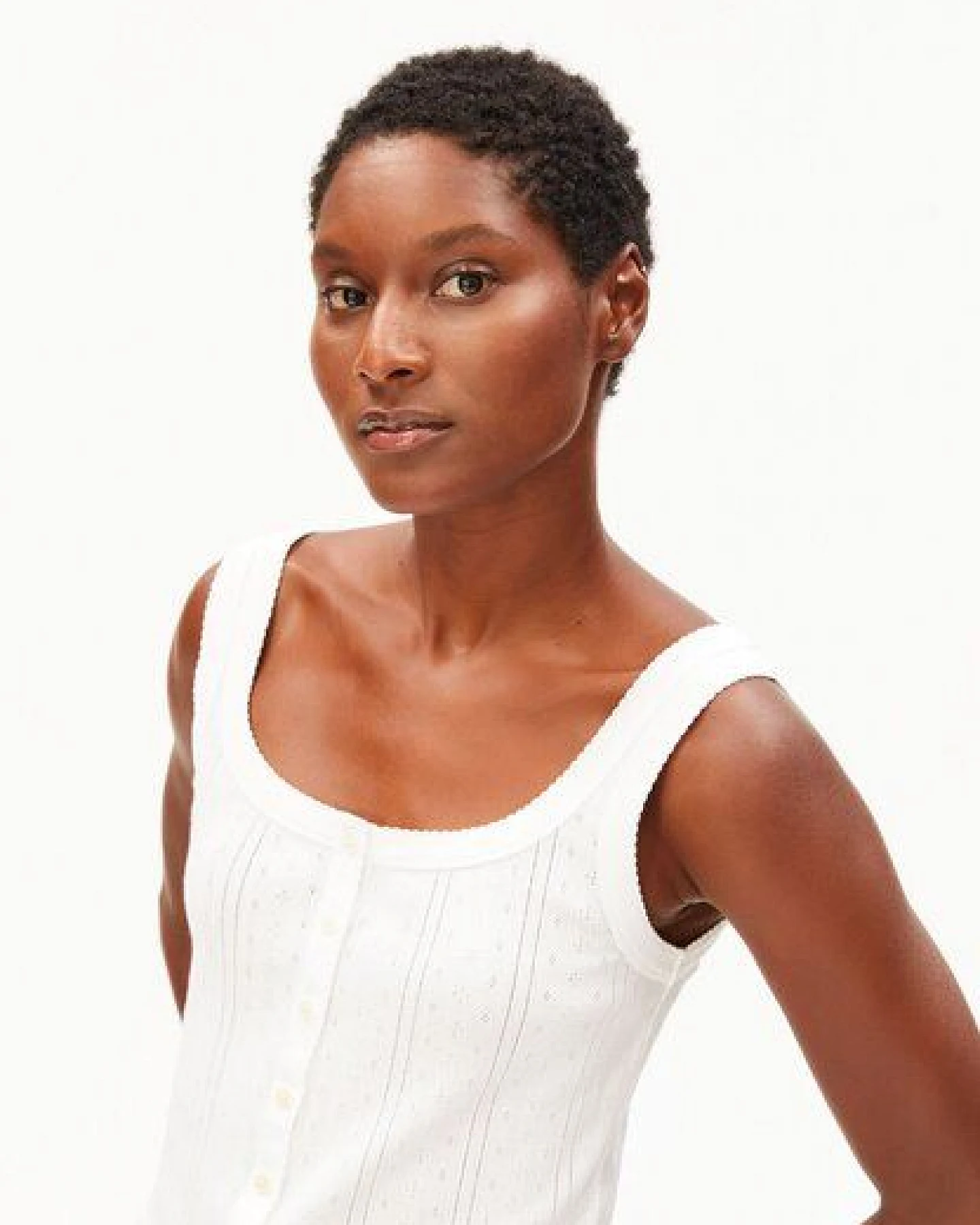 ARMEDANGELS POINTELLE Damen Top aus 100% Bio-Baumwolle – Ansicht 3