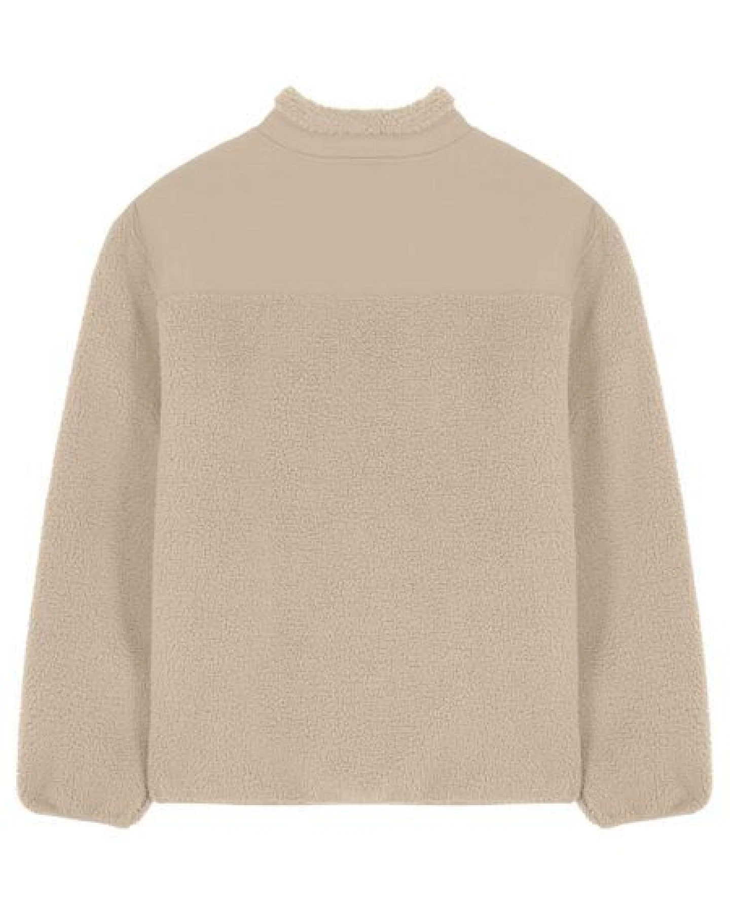 YTWOO Relaxed- Fit Sherpajacke Unisex aus 100% Recyceltem Polyester – Ansicht 3