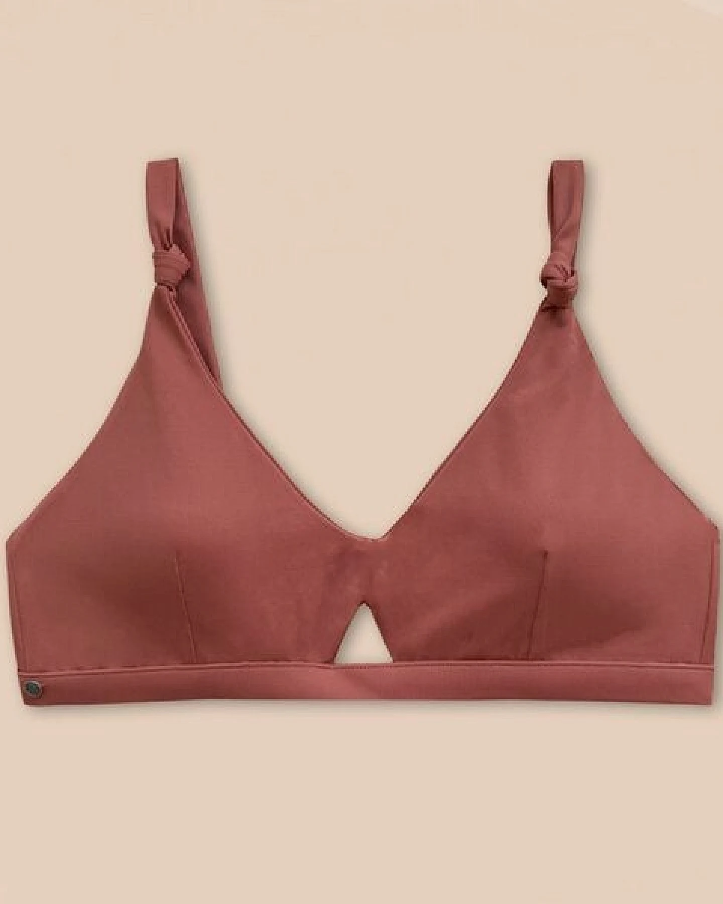 Woodlike Ocean Coral Bikini Top - white / rose brown / lila – Ansicht 4