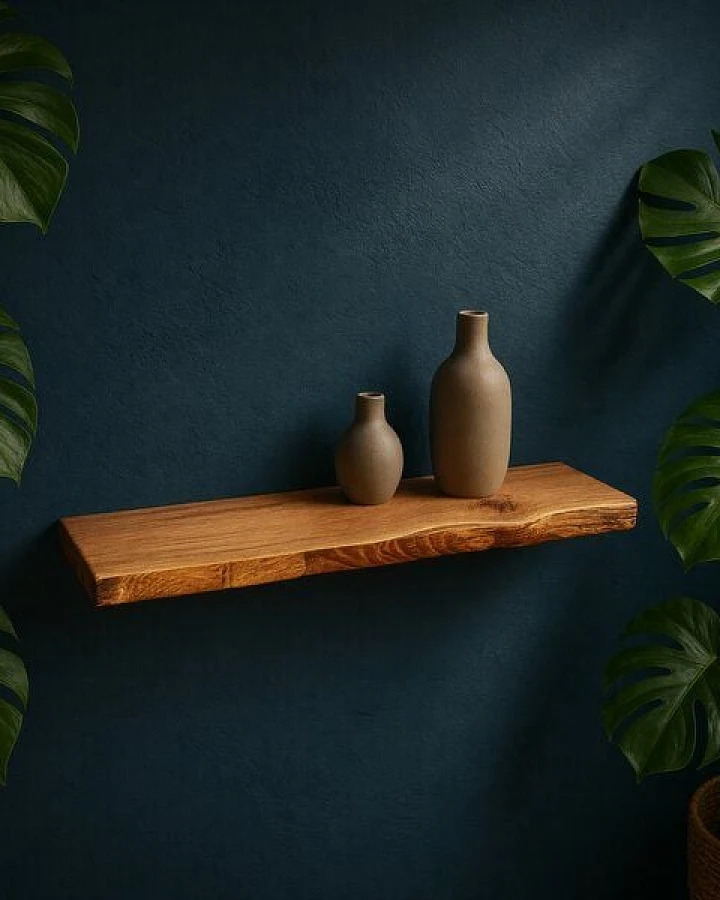 Living Oak Wandregal Eiche No.03 schwebend