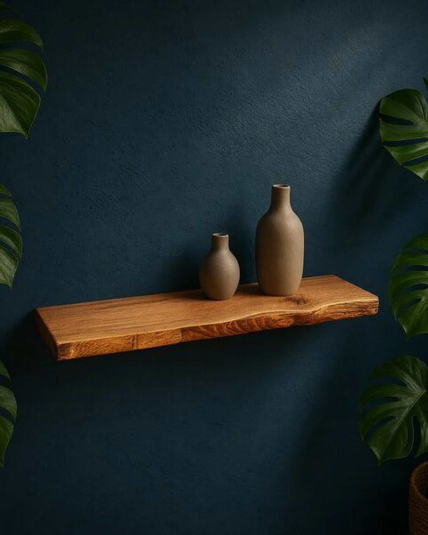 Living Oak Wandregal Eiche No.03 schwebend – Ansicht 2