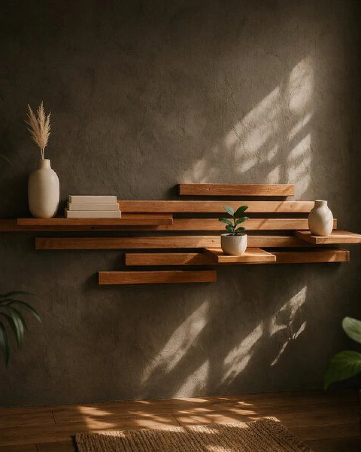 Living Oak Wandregal Eiche No.02