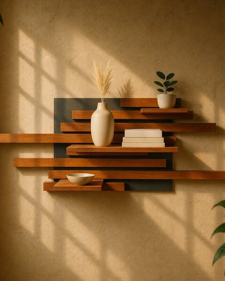 Living Oak Wandregal Eiche No.01