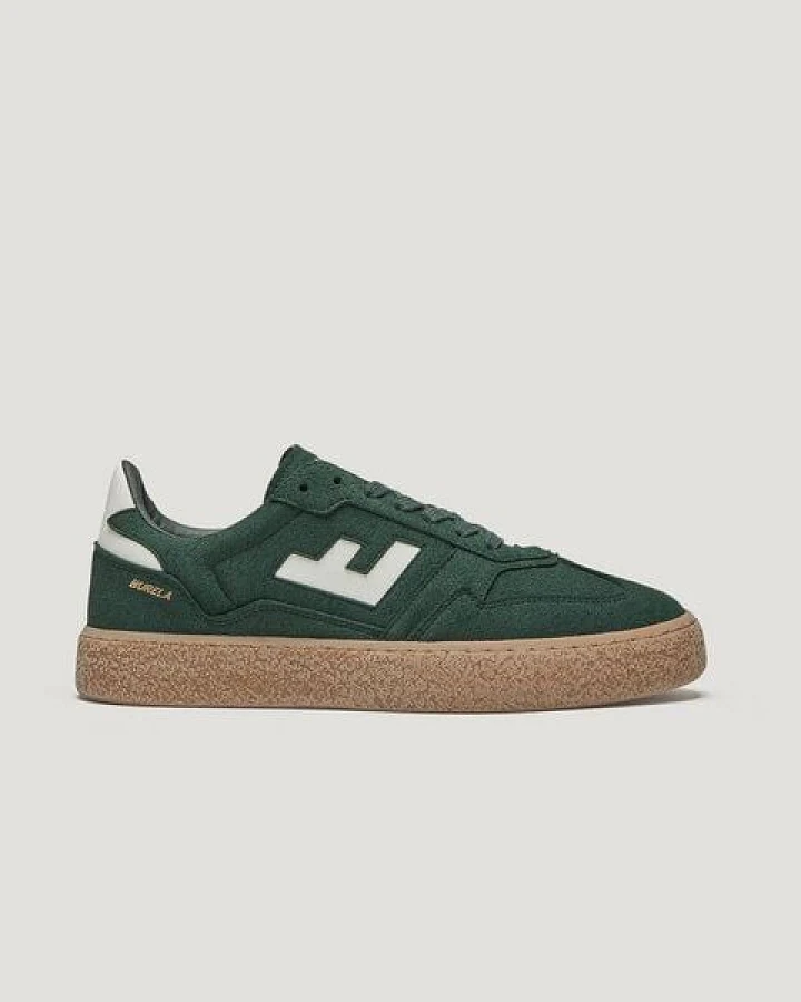 Flamingos' Life Sneaker - Burela Bold Hairy Suede Everglade