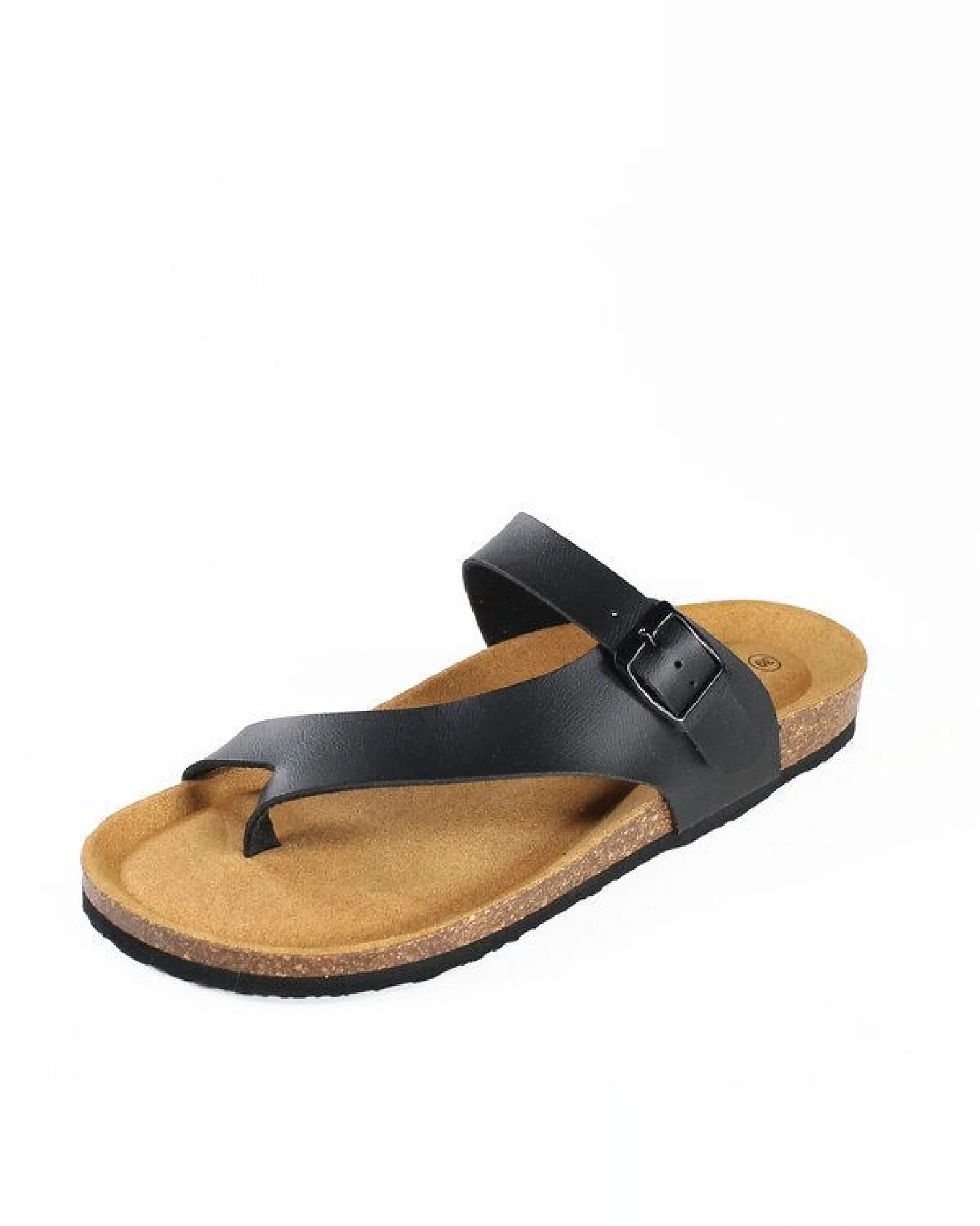 Plakton Vegane Damen Zehentrenner Sandale BATTLE mit Korksohle – Ansicht 2