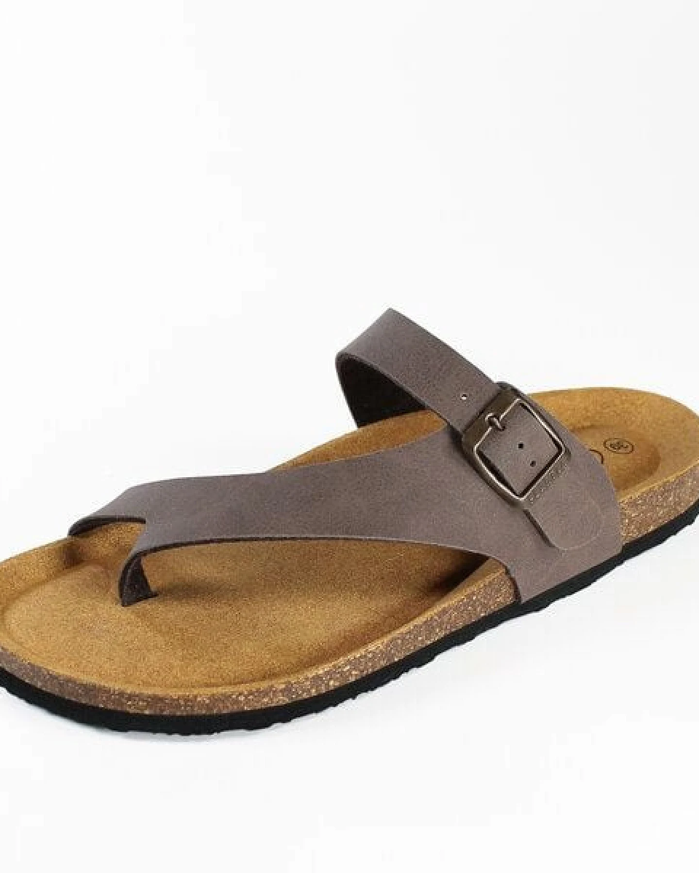 Plakton Vegane Damen Zehentrenner Sandale BATTLE mit Korksohle – Ansicht 2