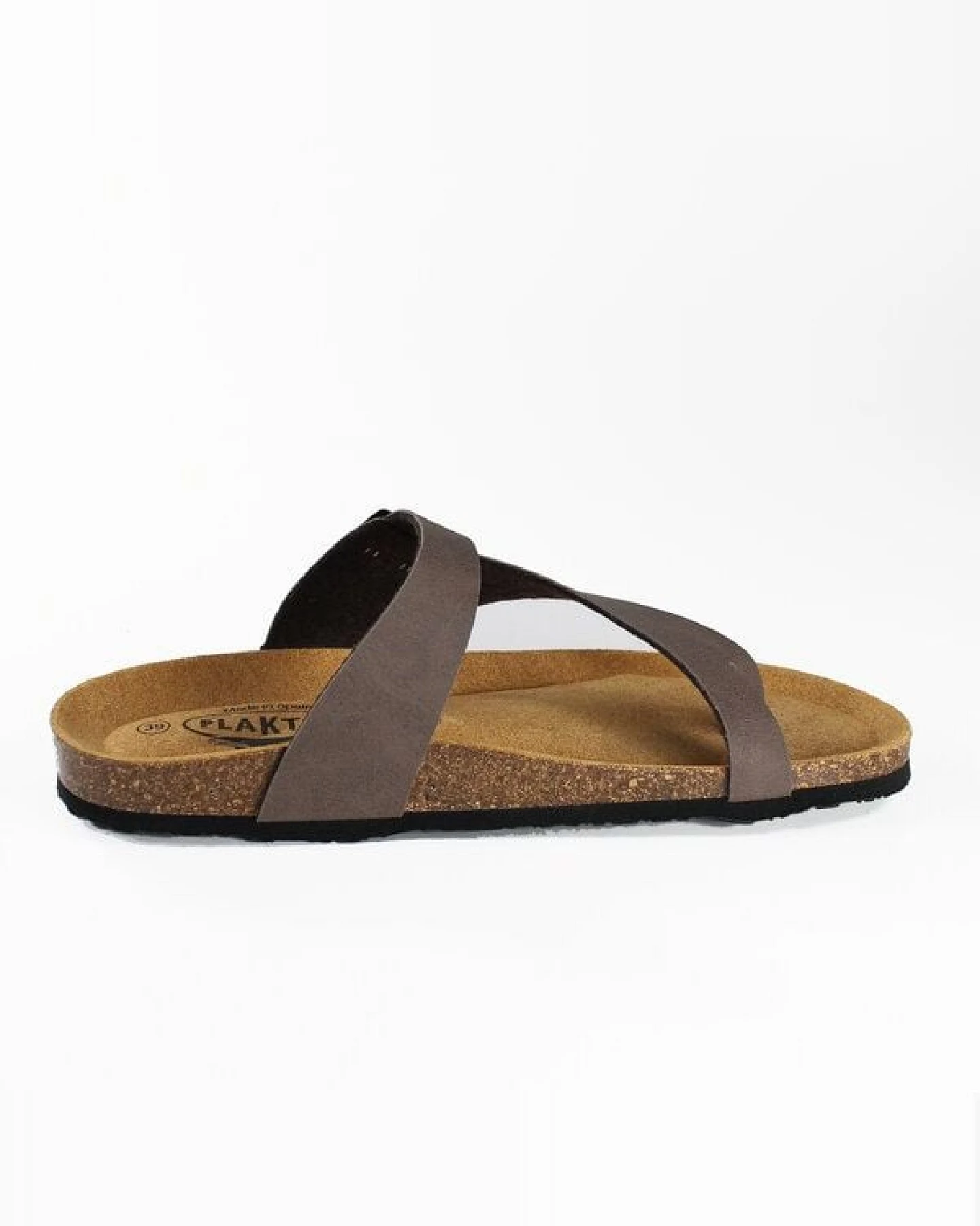 Plakton Vegane Damen Zehentrenner Sandale BATTLE mit Korksohle – Ansicht 4