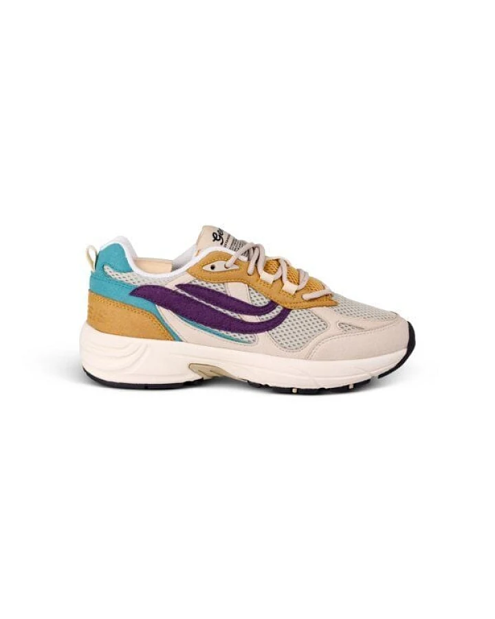 Genesis Footwear Sneaker - G-Eco`99 Multi Colour Sand/Wheat/Purple/Petrol