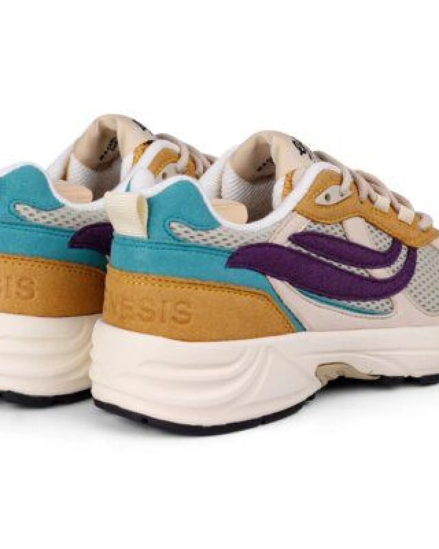 Genesis Footwear Sneaker - G-Eco`99 Multi Colour Sand/Wheat/Purple/Petrol – Ansicht 2