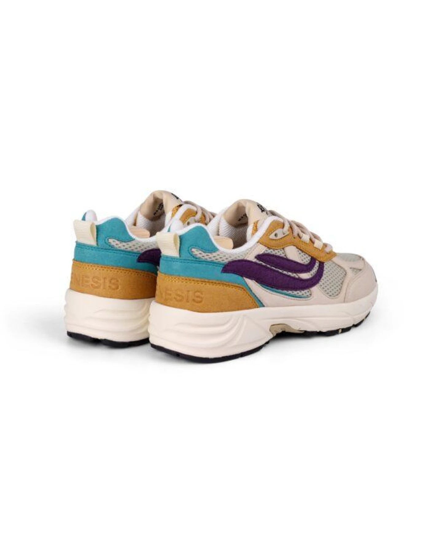 Genesis Footwear Sneaker - G-Eco`99 Multi Colour Sand/Wheat/Purple/Petrol – Ansicht 2