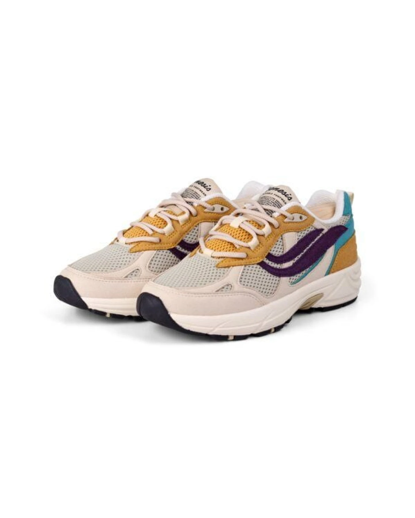 Genesis Footwear Sneaker - G-Eco`99 Multi Colour Sand/Wheat/Purple/Petrol – Ansicht 4