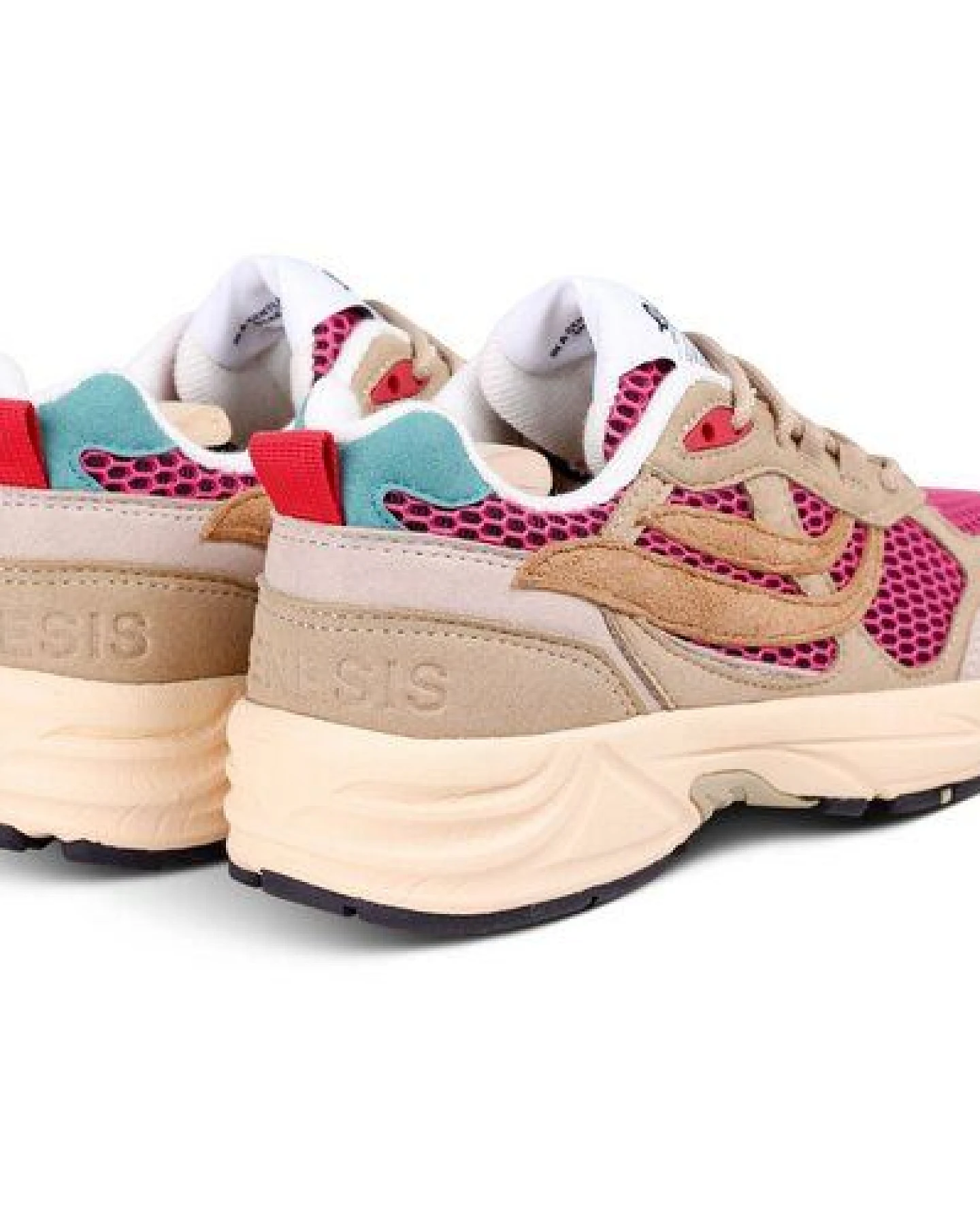 Genesis Footwear Sneaker - G-Eco`99 Contra Mesh Beige/Coral – Ansicht 3