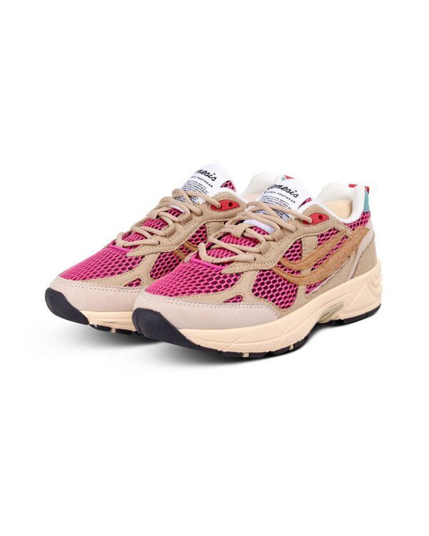 Genesis Footwear Sneaker - G-Eco`99 Contra Mesh Beige/Coral – Ansicht 2