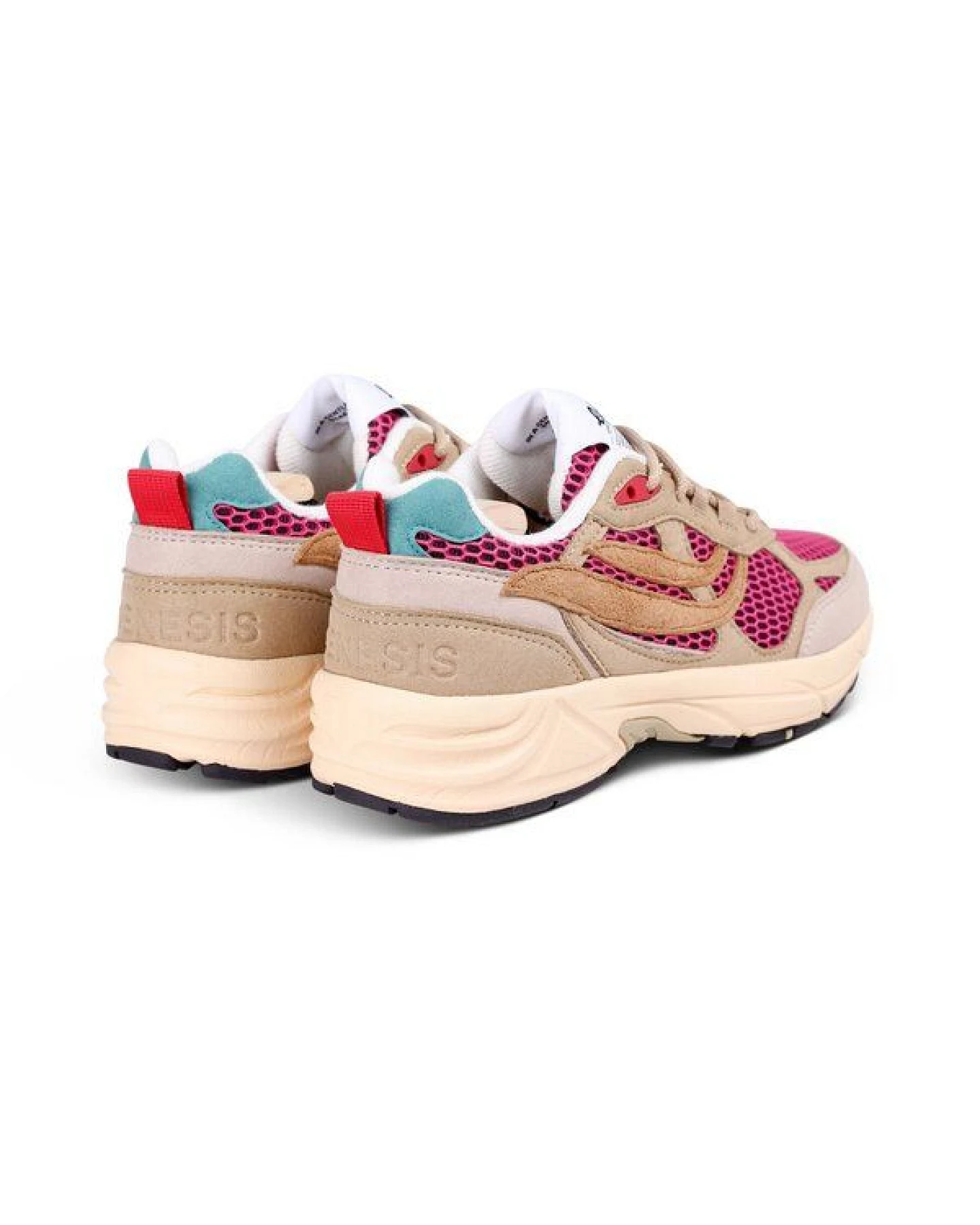 Genesis Footwear Sneaker - G-Eco`99 Contra Mesh Beige/Coral – Ansicht 3